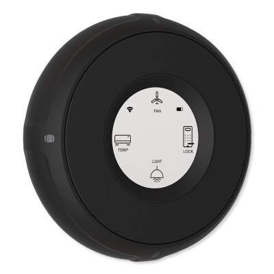 Linxura Smart Controller, Wi-Fi & Bluetooth Remote Controller, Midnight Onyx